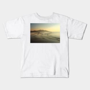 Lisfannon Beach Sunset Kids T-Shirt